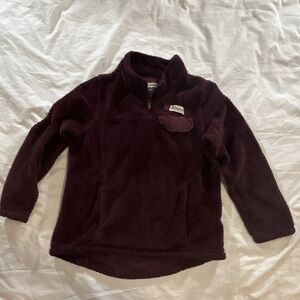 Girls Magellan Outdoors Fleece Jacket Maroon Size XL Excellent Condition